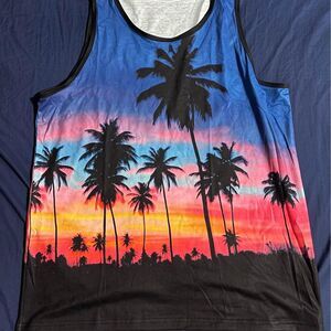 Large - Sunset Tank Top